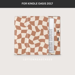 Kindle Oasis 2017 Skins Calcomanía DESCARGA DIGITAL / Para imprimir en DecalGirl.com, no en casa / NO es un archivo .svg / Marrón ondulado