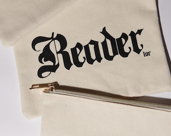 Reader Canvas Pouch