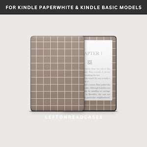 Kindle Paperwhite Skins sticker DIGITALE DOWNLOAD | Om af te drukken op DecalGirl.com, niet thuis | NIET een .svg-bestand | Koel bruin rooster