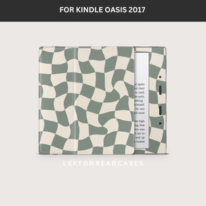 Kindle Oasis 2017 Skins Decal DIGITAL DOWNLOAD | To Print at DecalGirl.com, not at home | NOT a .svg  File | Green Wavy