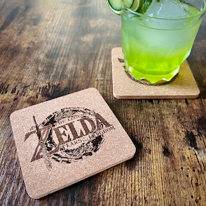 Custom Cork - Zelda Tears of the Kingdom Coasters