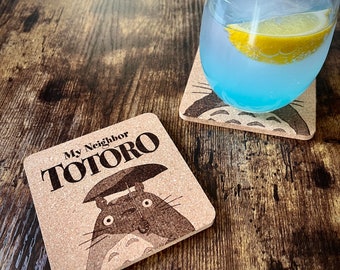 Custom Cork - Totoro Anime Coasters
