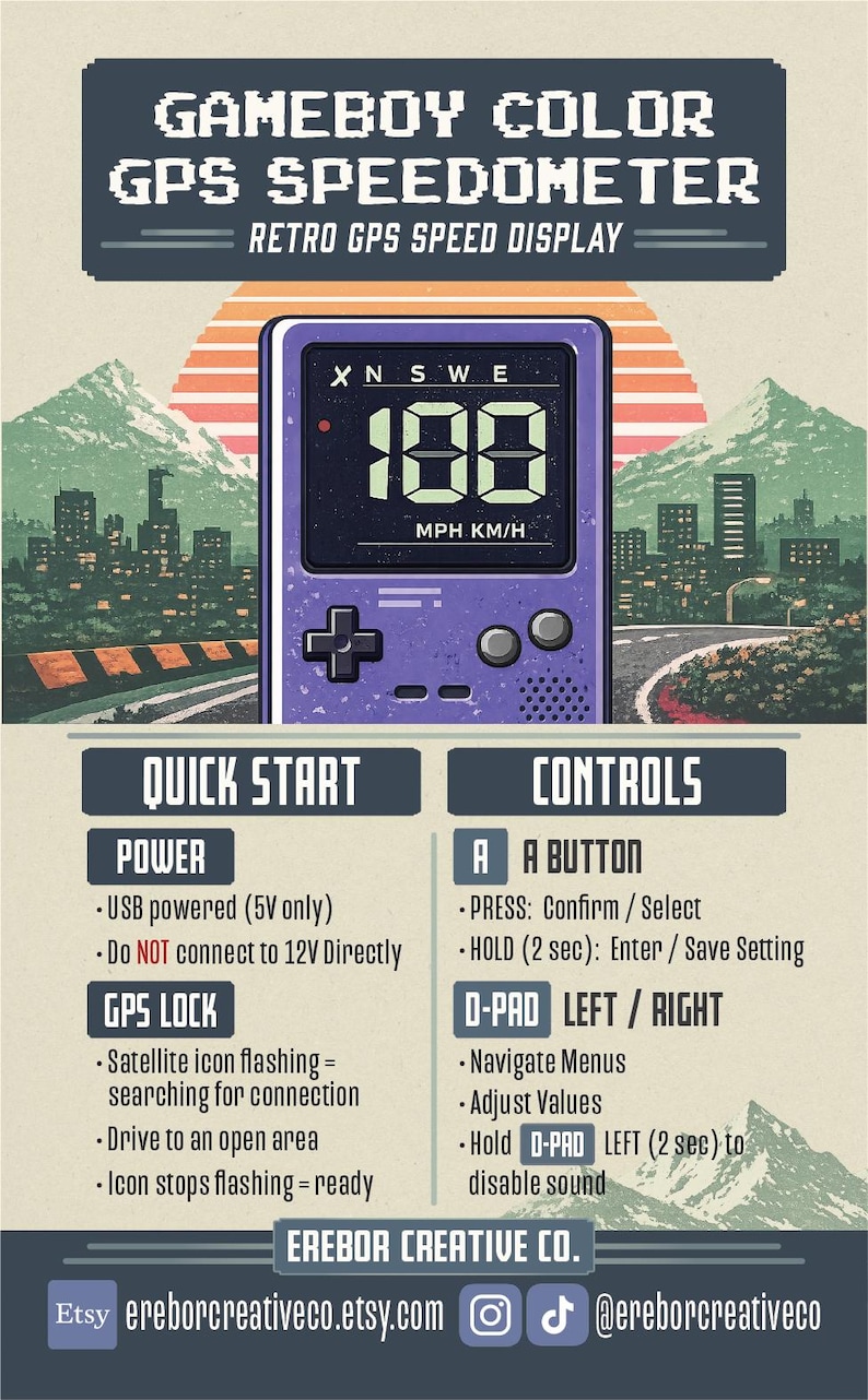 GameBoy Color Hastighetsmätare - Anpassade designer tillgängliga bild 10
