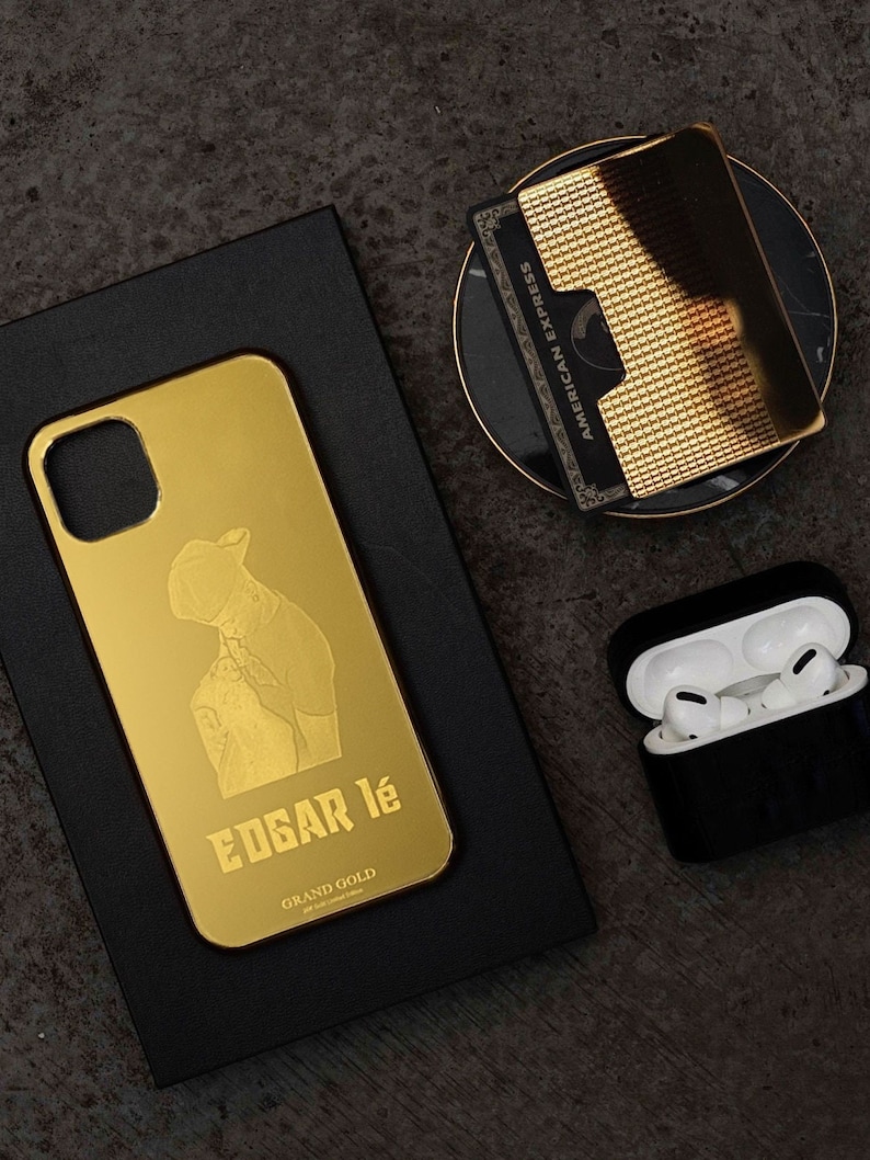 24K Gold Plated Iphone 14 Cases Luxury Iphone Case Gold Etsy