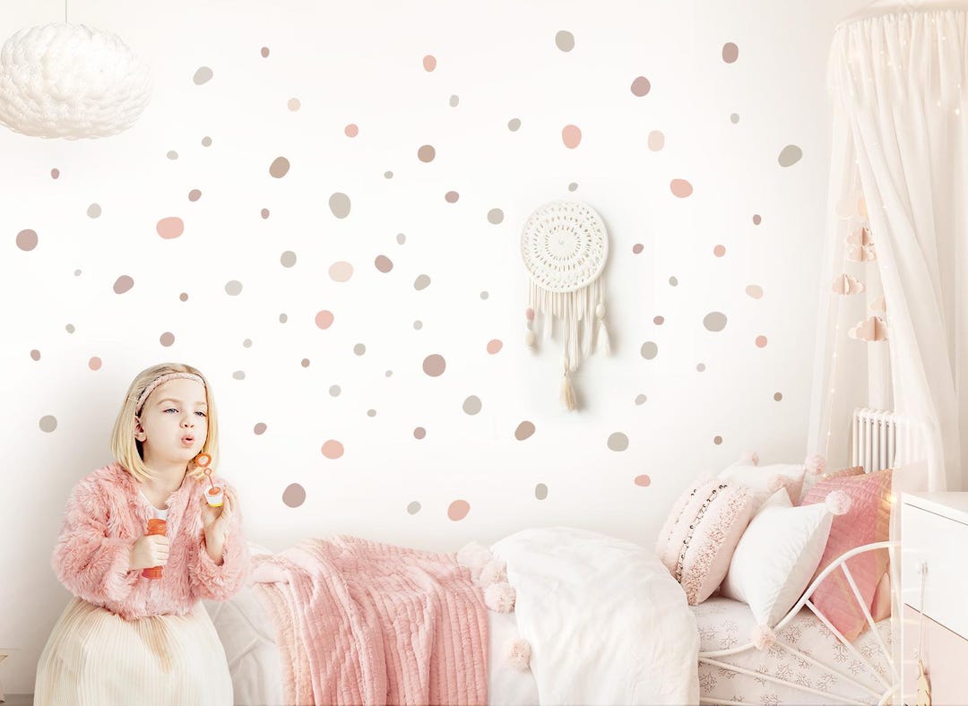 Polka Dot Set, 92 Pieces, Wall Decals for Baby Rooms, Circles, Dots for ...