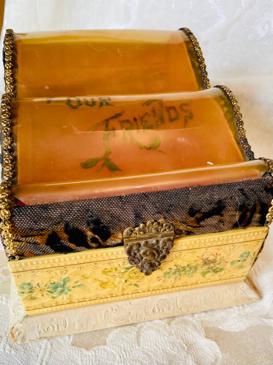 RARE Antique Postcard Holder Etsy