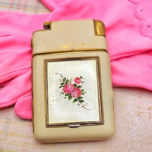 marathon cigarette case lighter Two-Tone Enamel & "Slide-A-Lite Lighter/Case" by Two-Tone Enamel Lighter & Cigarette