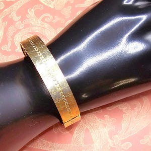 Whiting & Davis Hinged Bangle Bracelet