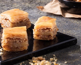 Baklava, Gluten Free Walnut Baklava, Turkish Baklava, Turkish Walnut Baklava, Turkish Desert, Gluten-Free, Gift, Treat