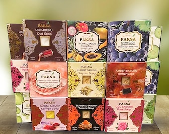 Organic Handmade Turkish Soap | Artisan Soap | All Natural Cold Process Soap| Birthday Gift Bridesmaid Gift for her. PAKSA