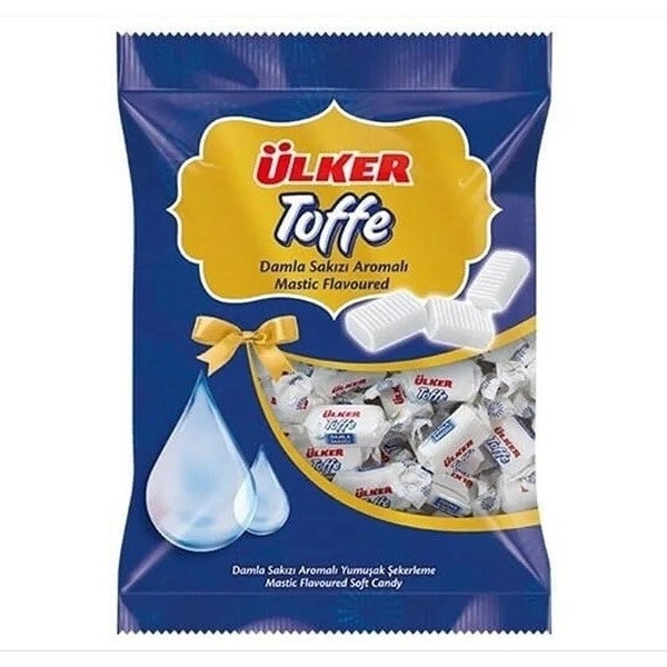 Toffe Gum Mastic Flavored Candy - Soft Texture - Original Flavored from Ulker - 330 gm