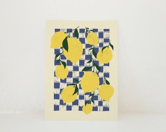 Postcard Lemons / Dolce Vita / Italy, Amalfi, lime, lemons,