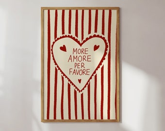 Affiche More Amore Per Favore, impression d'art