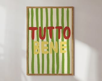 Poster Tutto Bene Art Print Italy