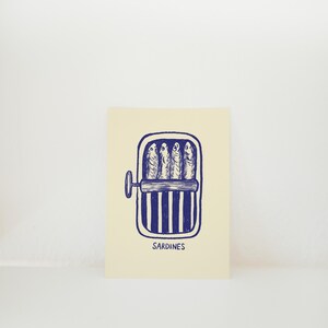 Carte postale Sardines