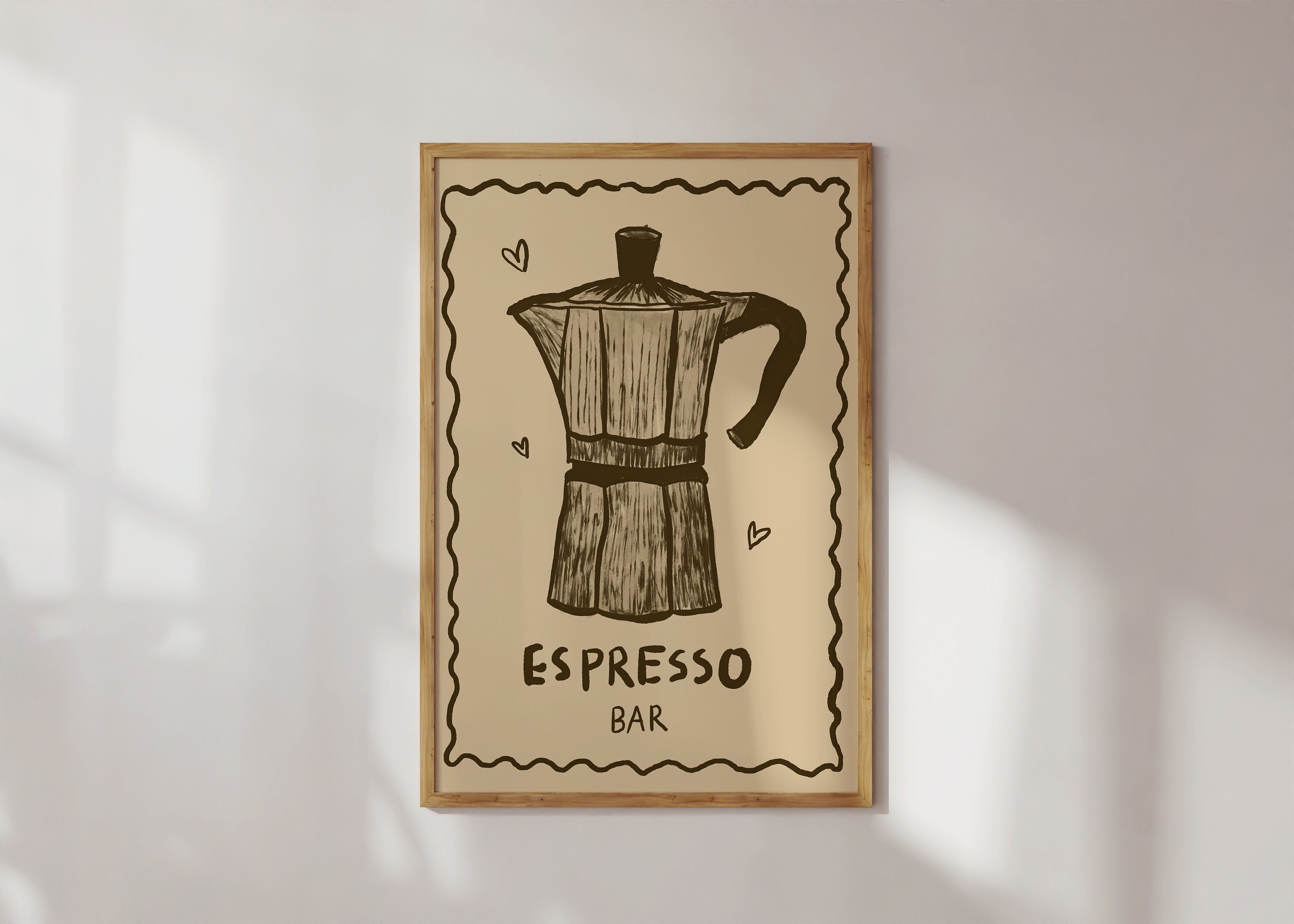 Poster Espresso machine à expresso café