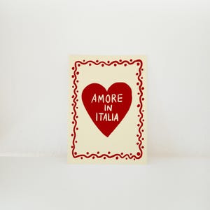 Postcard Amore in Italia