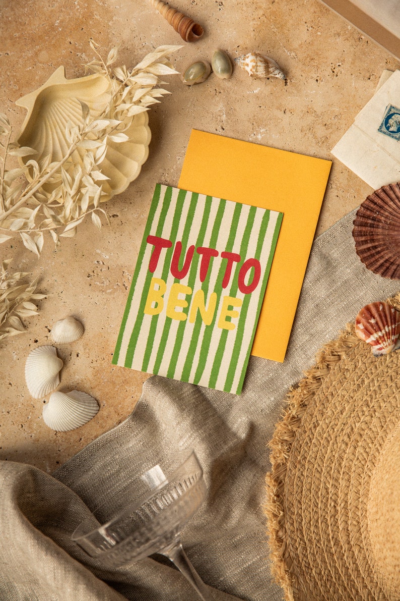Carte postale Tutto Bene - Tout va bien image 2
