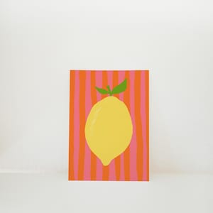 Cartolina Limone Rosa