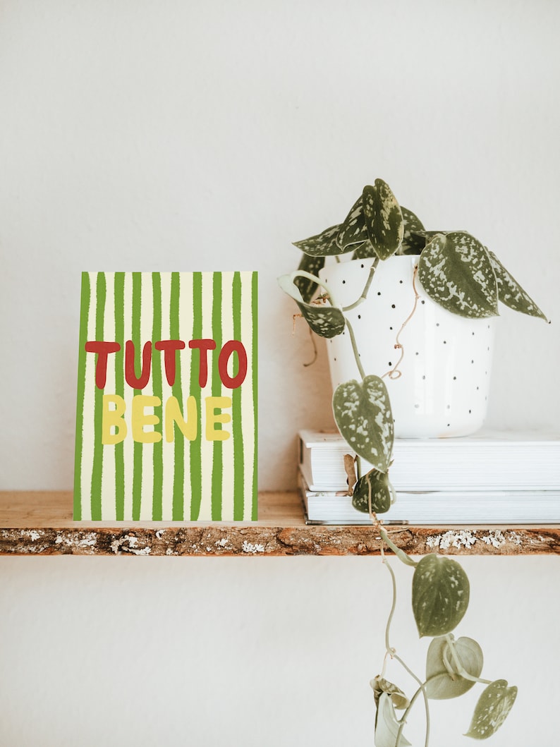Carte postale Tutto Bene - Tout va bien image 4