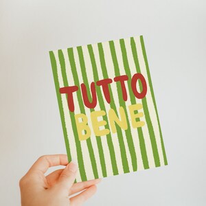 Carte postale Tutto Bene - Tout va bien image 3