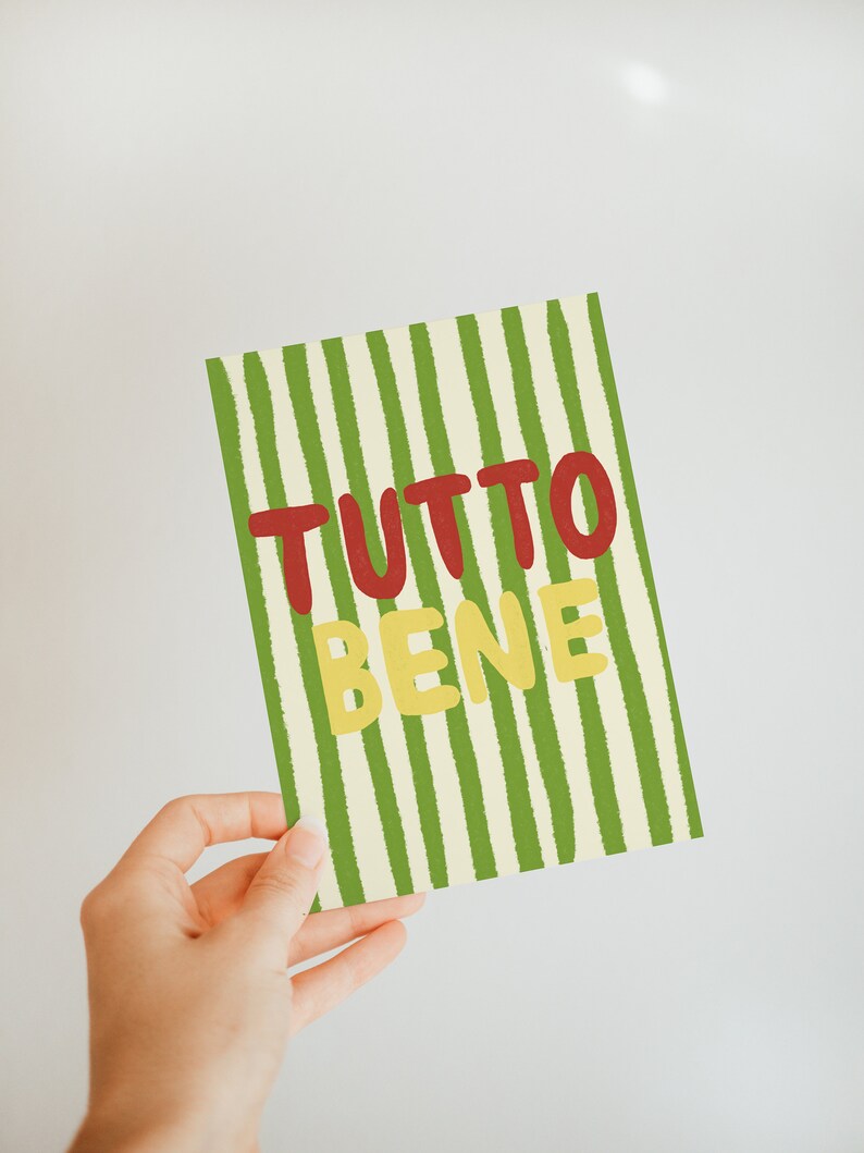 Carte postale Tutto Bene - Tout va bien image 3