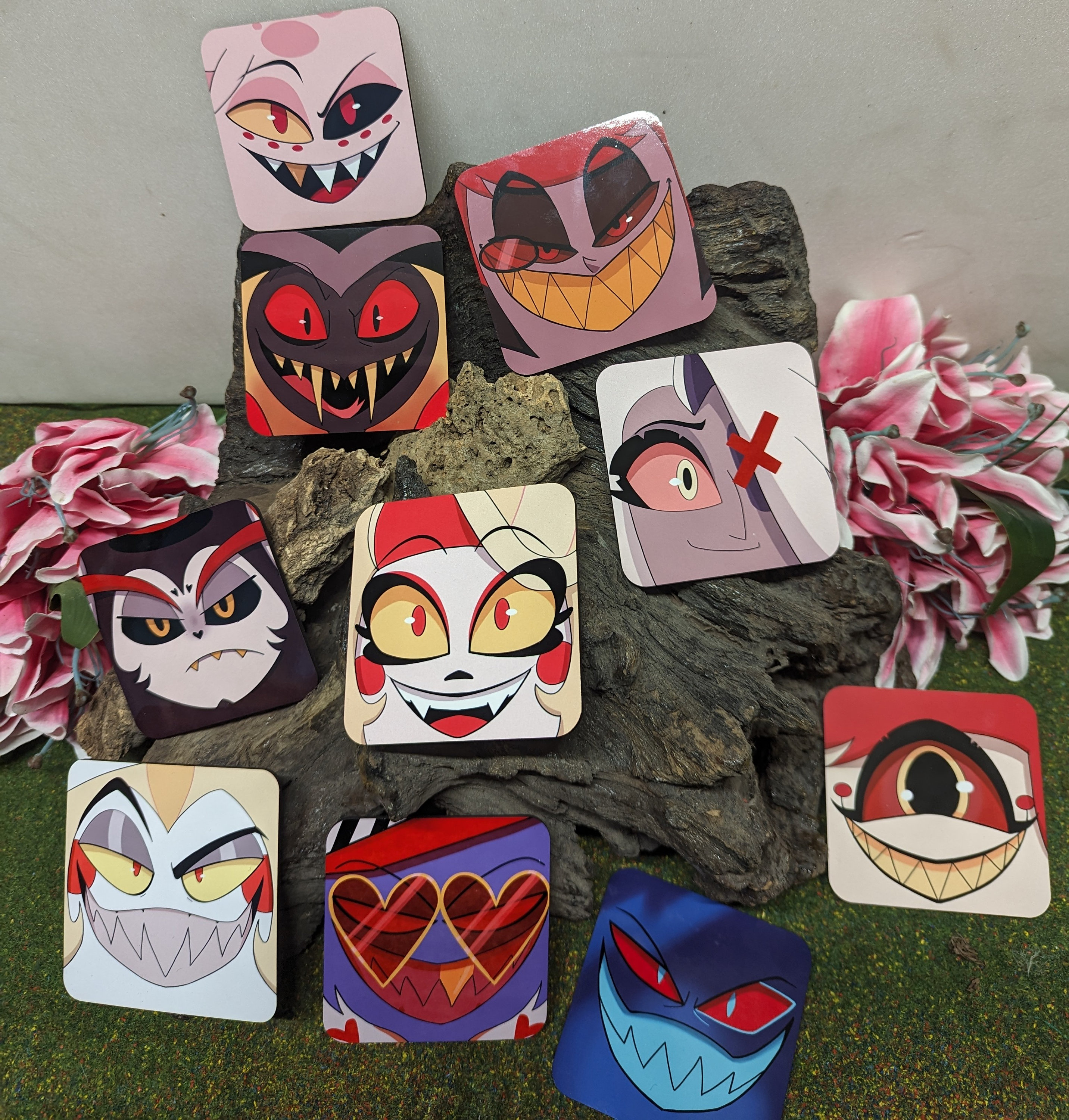 Hazbin Hotel Coasters - Etsy