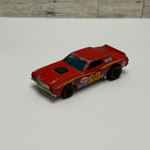 Vintage Hot Wheels Red ‘1974 Ford Torino Stocker / Redline • Die Cast Metal • Made in Hong Kong