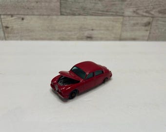 Serie Vintage Matchbox Jaguar Rojo '1960 3.4 Litros • De Lesney • Hecho en Inglaterra