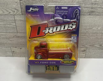 Vintage Jada D-Rods '47 Ford COE Truck – Die Cast Metal Body Chassis