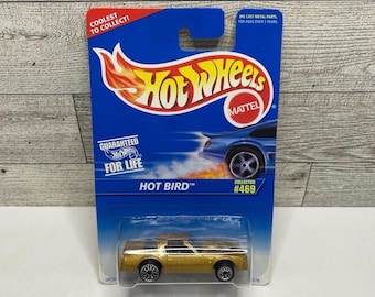 1995 Hot Wheels Gold Hot Bird Die Cast Metal Collector #469
