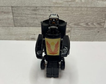 Vintage Black Porsche 928 Transformer Toy Car • Metal Plastic Made Hong Kong