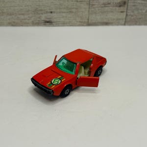Vintage Matchbox Renault 17 TL: 1974 Red Diecast Car, Made in England
