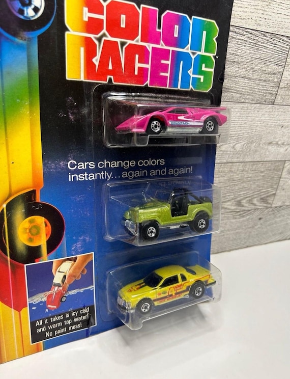 Vintage Hot Wheels Color Racers Pace Car: 1987 Thunder Burner Jeep