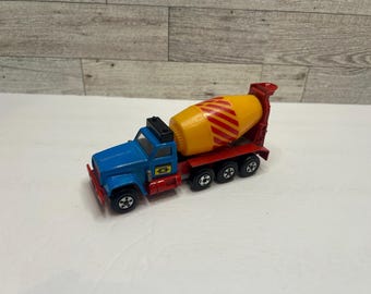 Vintage Matchbox Super Kings Cement Mixer Truck • Lesney, Made in England