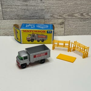 ヴィンテージ マッチボックス 足場トラック：1969年製 レスニー 英国製