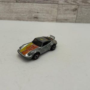 Vintage Hot Wheels Silver ‘1974 Porsche P - 911 Redline • Die Cast Metal • Made in Hong Kong