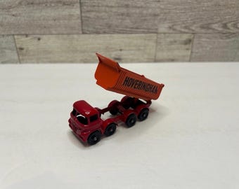 Serie Matchbox Vintage Rojo/Naranja '1960' Volquete Hoveringham • De Lesney • Hecho en Inglaterra