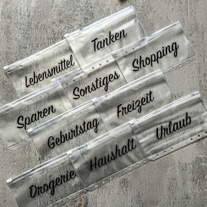 Finanzplaner Aufkleber/Beschriftung/Individuelle Aufkleber/Schriftzug/Budgetplanung/Binder Aufkleber/personalisierte Sticker Bild 4