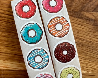 Lustige Donat Sticker/Aufkleber/Motivationssticker Set/Sticker Set/Deko Sticker/Belohnungs Sticker/Kinder/Lernen