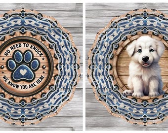 WIND SPINNER.  DOG Lover.  No need to knock.  We know you are here.