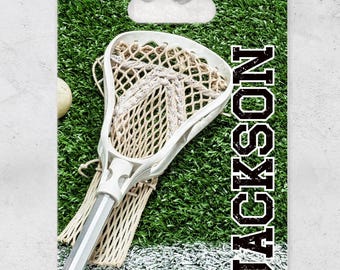 PERSONALIZED LACROSSE bag TAG.
