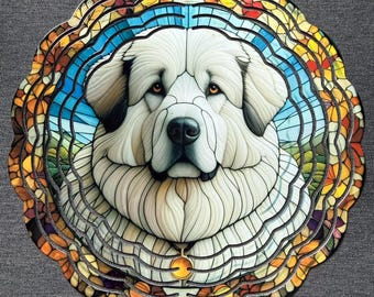 8" GREAT PYRENEES WINDSPINNER