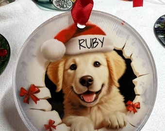 ACRYLIC Dog Breed ORNAMENT