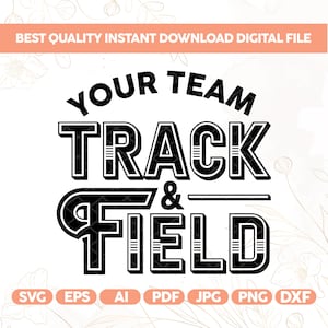Track And Field svg png,Sporty Graphic for Shirts,Sports logo svg,Track and field lover,Team logo svg,Team cut file for Cricut,Silhouette