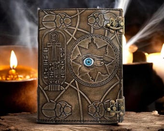 The Book of Hamunaptra Grimoire Leather Journal Egyptian Witch Book Dead The Mummy's Evil Prop Replica Book of Shadows Christmas gifts