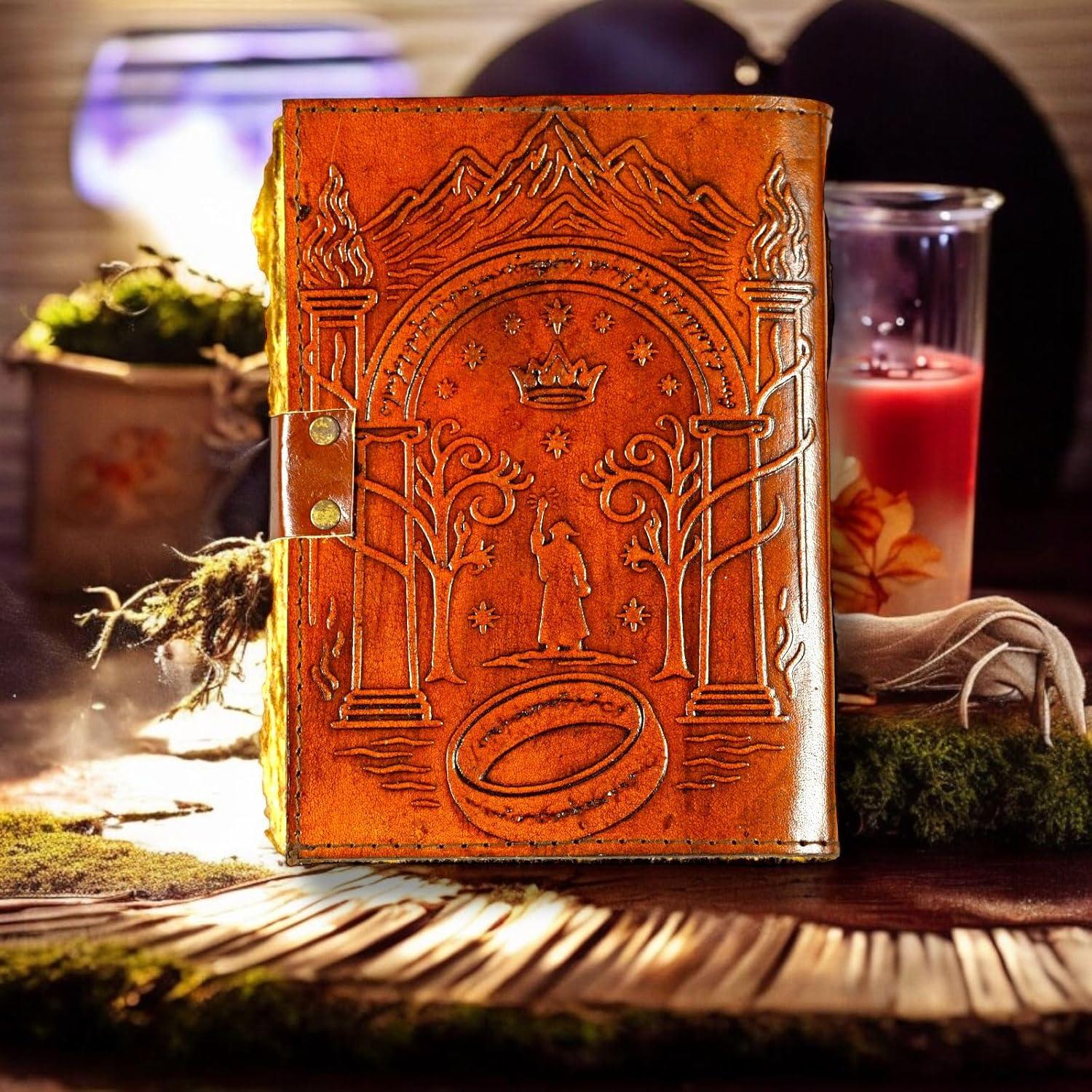 Lord of the Rings Journal - Lord of the Rings Gifts – Leather Journal, Grimoire, Witchy Gifts ...