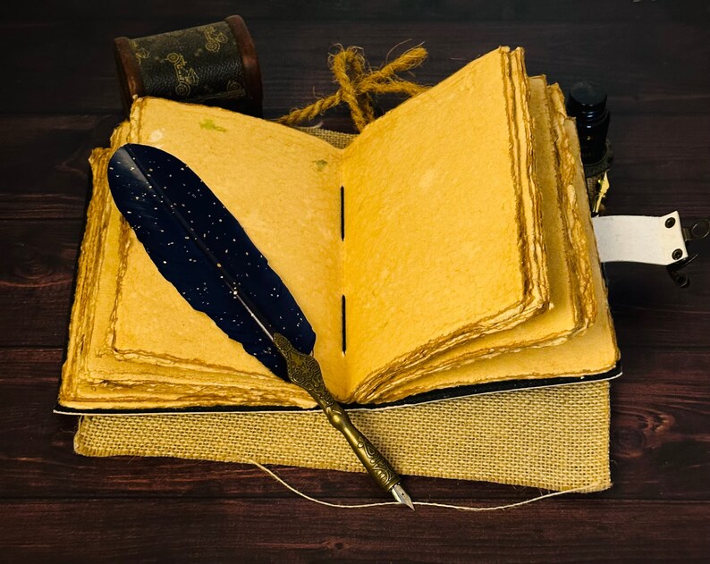 Dragon Leather Journal With Lock: Handmade Writing Notebook 400 Page ...