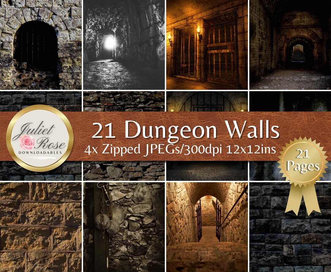 Dungeon Walls - for Digital Download - Etsy