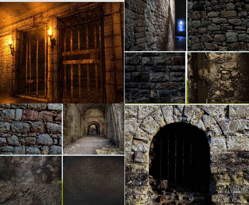 Dungeon Walls for Digital Download Etsy
